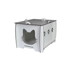 Markamama Beyaz Kedi Evi - 4