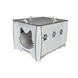 Markamama Beyaz Kedi Evi - 3