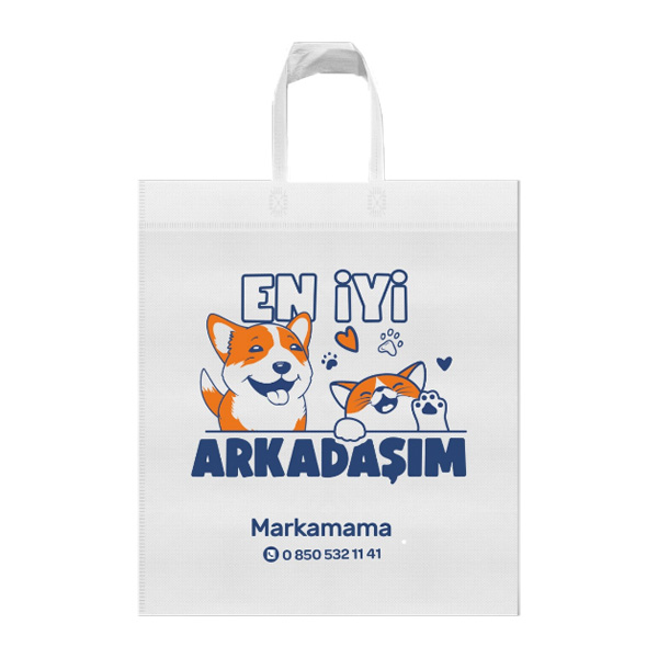 Markamama Bez Çanta 40 x 45 Cm - En İyi Arkadaşım - 1
