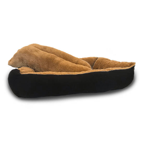 Tigres Bisküvi Dikdörtgen Köpek Yatağı Camel - 3