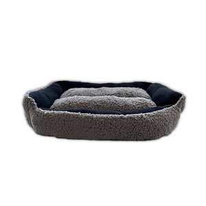 Markamama Bisküvi Dikdörtgen Köpek Yatağı Gri