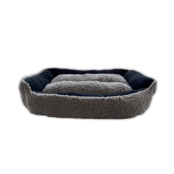 Markamama Bisküvi Dikdörtgen Köpek Yatağı Gri - 1