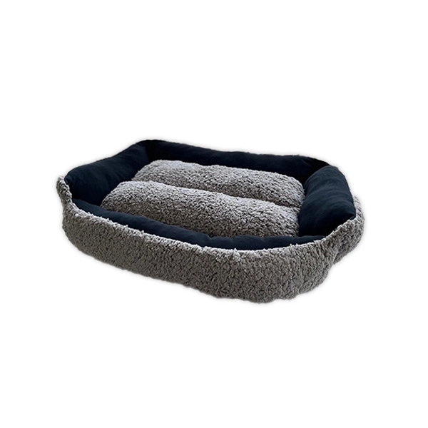 Markamama Bisküvi Dikdörtgen Köpek Yatağı Gri - 2