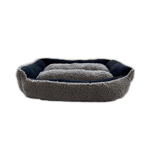 Tigres Bisküvi Dikdörtgen Köpek Yatağı Gri