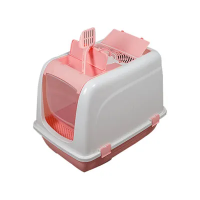 Markamama Büyük Kapalı Kedi Tuvaleti Kedi Kumu Küreği Hediyeli - 6