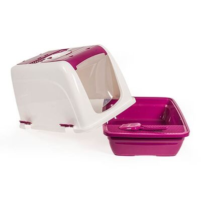 Markamama Büyük Kapalı Kedi Tuvaleti Kedi Kumu Küreği Hediyeli - 2