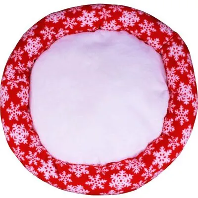 Markamama Yılbaşına Özel Büyük Simit Kedi Köpek Yatağı - 2