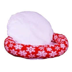 Markamama Yılbaşına Özel Büyük Simit Kedi Köpek Yatağı - 4