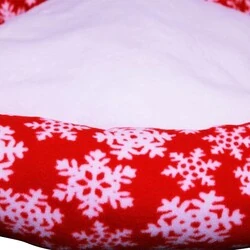 Markamama Yılbaşına Özel Büyük Simit Kedi Köpek Yatağı - 5