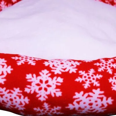 Markamama Yılbaşına Özel Büyük Simit Kedi Köpek Yatağı - 5