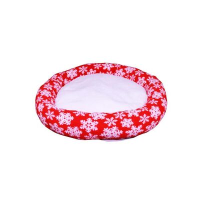 Tigres Yılbaşına Özel Büyük Simit Kedi Köpek Yatağı - 1