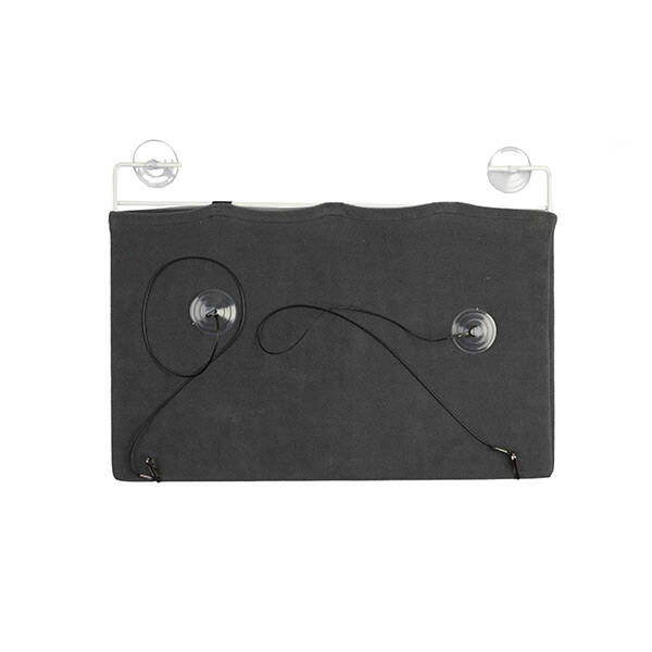 Tigres Cama Yapışan Vantuzlu Kedi Yatağı Gri - 2