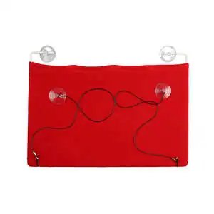 Markamama Cama Yapışan Vantuzlu Kedi Yatağı Kırmızı - 2