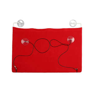 Tigres Cama Yapışan Vantuzlu Kedi Yatağı Kırmızı - 2