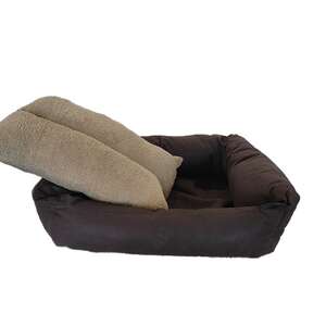 Markamama Kedi Köpek Yatağı Kare Kahverengi - 2