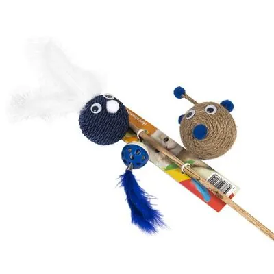 Markamama Kedi Oyuncağı Seti-Mavi - 1