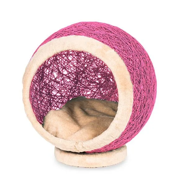 Markamama Küre Şeklinde Kedi Evi 45 CM Pembe - 1