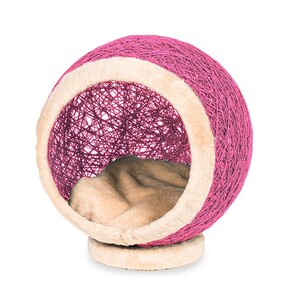 Markamama Küre Şeklinde Kedi Evi 45 CM Pembe