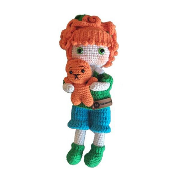 Tarçın ve Asya Amigurumi Bebek - 1