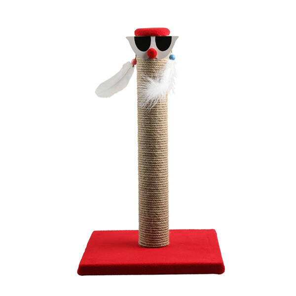 Markamama Palyaço Kedi Tırmalama Tahtası 46 Cm Kırmızı - 1