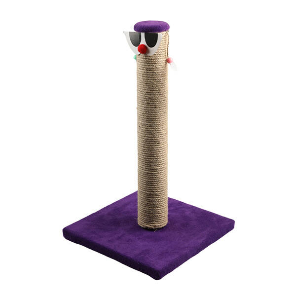 Markamama Palyaço Kedi Tırmalama Tahtası 46 Cm Mor - 2