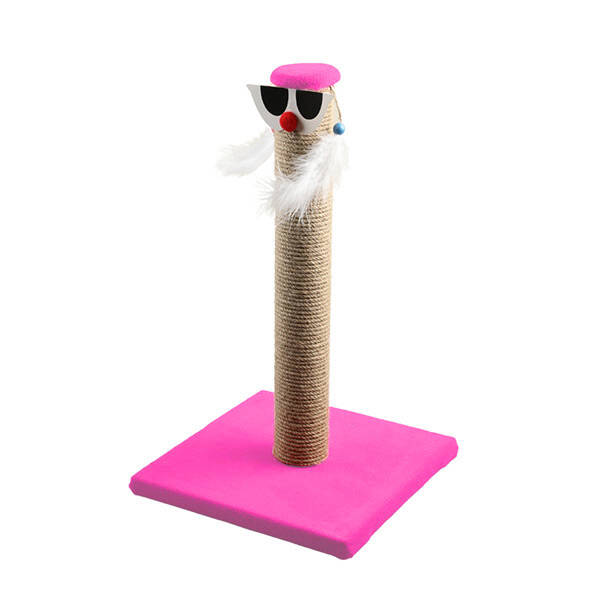 Markamama Palyaço Kedi Tırmalama Tahtası 46 Cm Pembe - 2