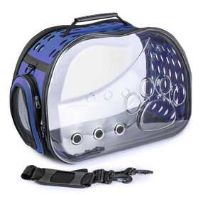 Markamama Pati Desenli Şeffaf Kedi Köpek Taşıma Çantası 42 x 26 x 35 CM - 3