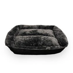 Markamama Peluş Tüylü Köpek Yatağı L 90x70 CM - 3