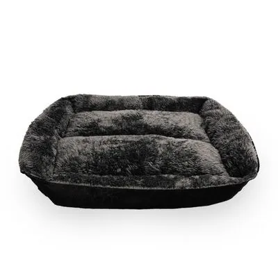 Markamama Peluş Tüylü Köpek Yatağı L 90x70 CM - 3