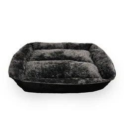 Markamama Peluş Tüylü Köpek Yatağı M 80x60 CM - 3