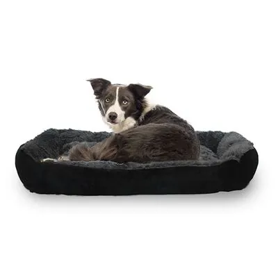 Markamama Peluş Tüylü Köpek Yatağı M 80x60 CM - 1