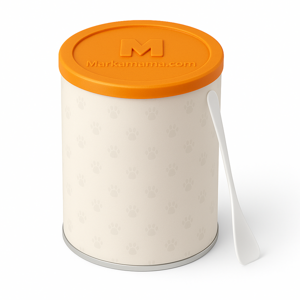 Markamama 400 GR Yaş Mamalar için Kaşık ve Kapak Seti - 2