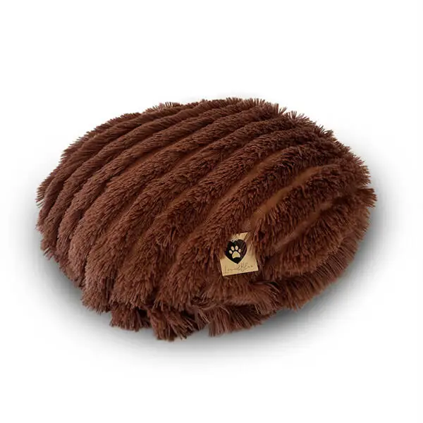Markamama Puffy Çinçila Simit Şeklinde Kedi ve Köpek Yatağı 50 Cm - 1