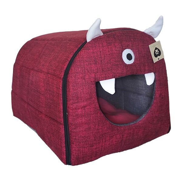 Tigres Özel Canavar Figürlü Kedi Yatağı 45 cm - 3