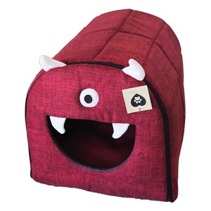 Tigres Özel Canavar Figürlü Kedi Yatağı 45 cm - 2