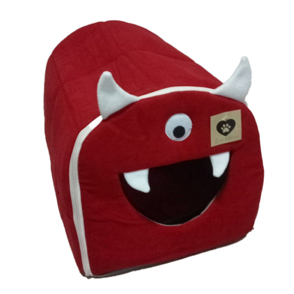 Tigres Özel Canavar Figürlü Kedi Yatağı 45 cm - 1