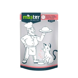 Master Dana Etli Pouch Kedi Yaş Maması Maması 80 Gr