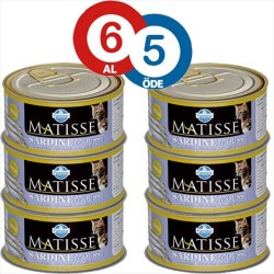 Matisse Sardalya Balıklı Kedi Yaş Maması 85 GR (6 AL 5 ÖDE)