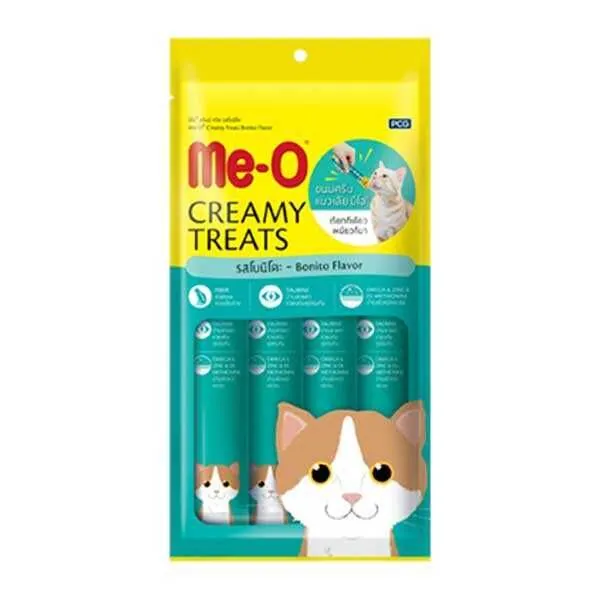 Me-O Creamy Kurutulmuş Ton Balığı Kedi Ödülü 4*15 Gr - 1