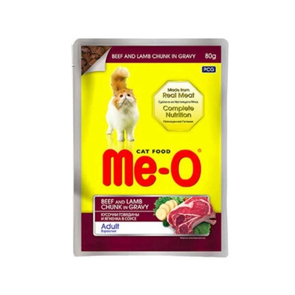 Me-O Dana Ve Kuzu Eti Kedi Yaş Maması 80 Gr - 2