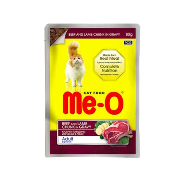 Me-O Dana Ve Kuzu Eti Kedi Yaş Maması 80 Gr - 2