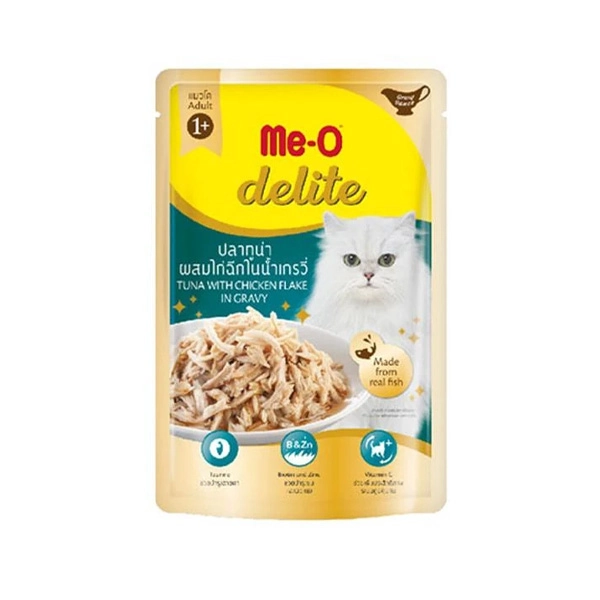 Me-O Delıte Ton Balıklı Tavuklu Soslu Kedi Yaşmama 70gr - 1