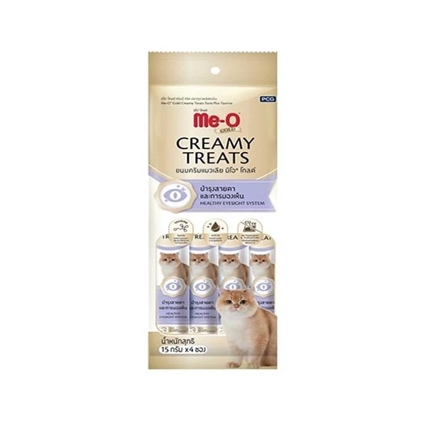 Me-O Gold Creamy Treats Ton Balığı İlave Taurın 4x15gr - 2