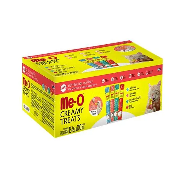 Me-O Kedi Ödülü Happy Time 100 Adet x 15 gr - 1