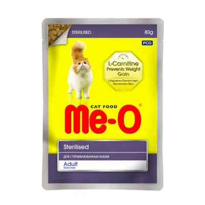 Me-O Kısırlaştırılmış Kedi Yaş Maması 80 Gr - 1