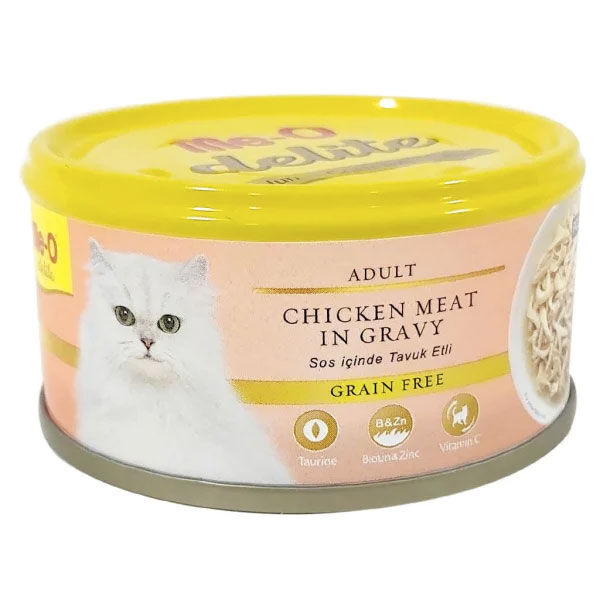 Me-O Sos İçinde Tavuklu Tahılsız Kedi Yaş Maması 80 GR - 2