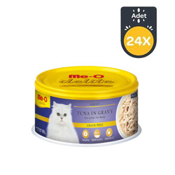 Me-O Sos İçinde Ton Balıklı Tahılsız Kedi Yaş Maması 80 GR x 24 Adet - 1