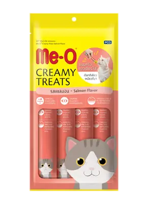 Me-O Tahılsız Somonlu Kremalı Kedi Ödülü 4*15 Gr - 1