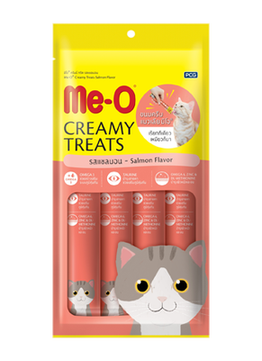 Me-O Tahılsız Somonlu Kremalı Kedi Ödülü 4*15 Gr - 1