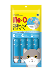 Me-O Tahılsız Tavuk ve Ciğerli Kremalı Kedi Ödülü 4*15 Gr
